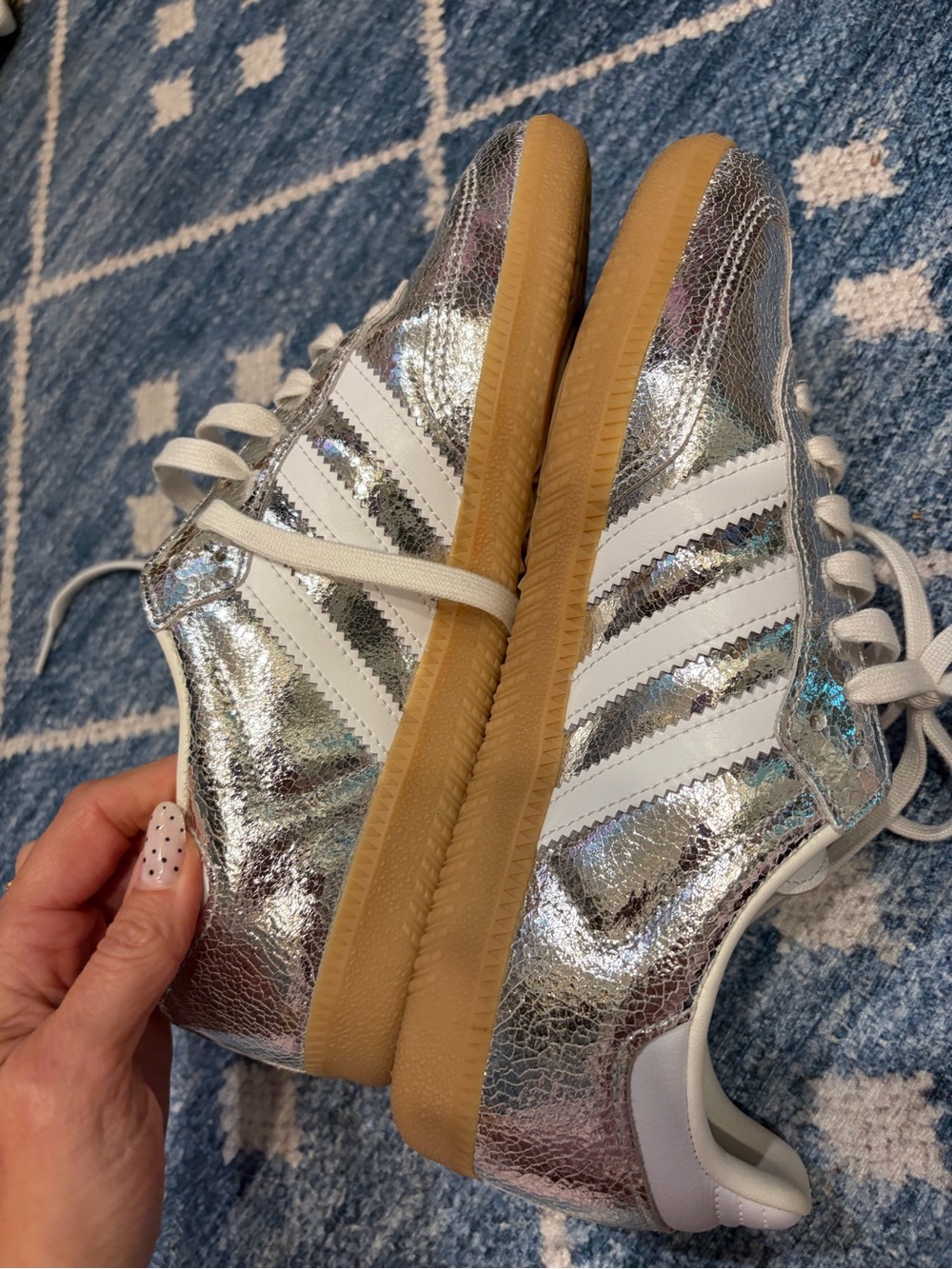 Adidas Samba Metallic Silver - Picture 7 of 9
